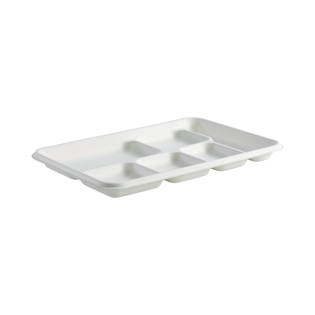 B-TL-16 BioCane Tray BioCane Tray 6 Compartments 320x220x25mm Leisure Coast Hospitality & Packaging Supplies