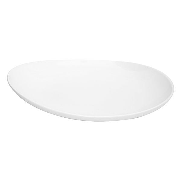 B4105 AFC Bistro & Cafe Egg Shape Plate 263x220mm Leisure Coast Hospitality & Packaging