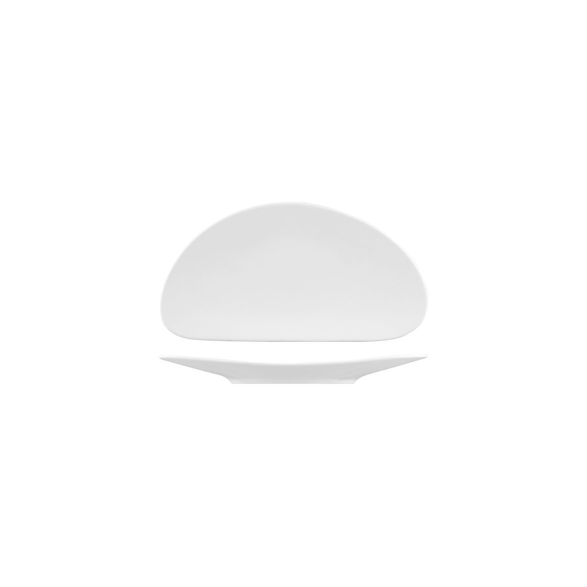 B9375 AFC Bistro & Cafe Crescent Coupe Platter 276x144mm Leisure Coast Hospitality & Packaging