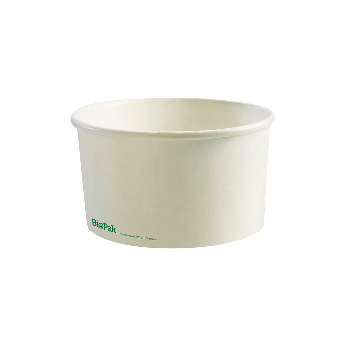 BB-BL-LARGE-W BioBowl White Large Bowl - 750ml Leisure Coast Hospitality & Packaging Supplies