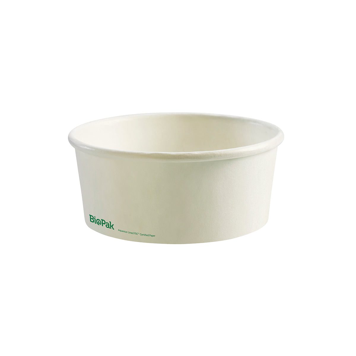 BB-BL-MEDIUM-W BioBowl White Medium Bowl - 750ml Leisure Coast Hospitality & Packaging Supplies
