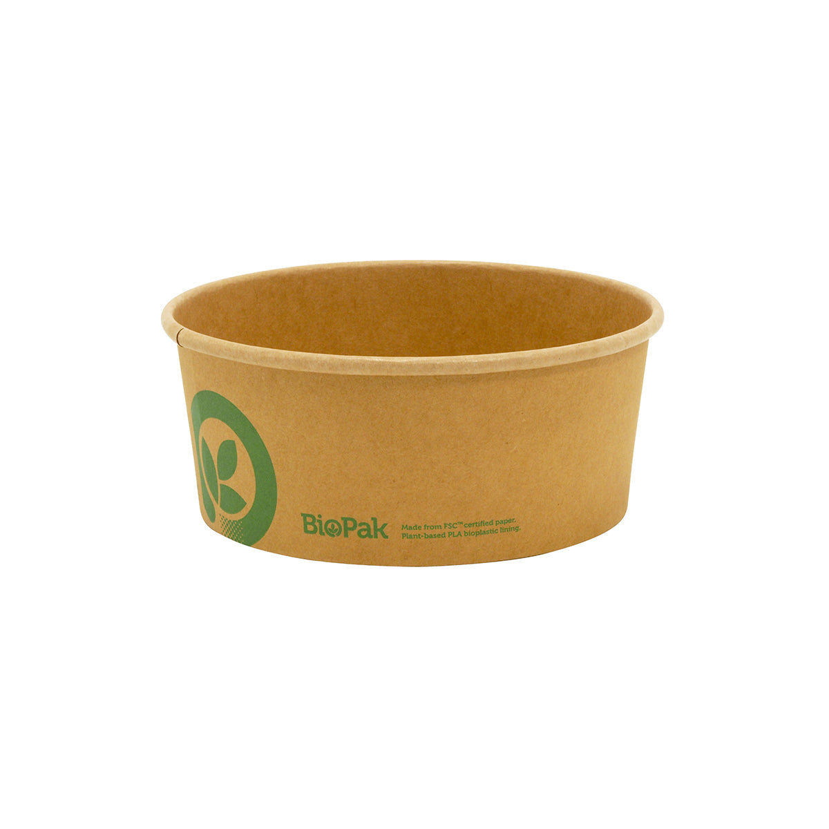 BB-BL-MEDIUM BioBowl Kraft Medium Bowl - 750ml Leisure Coast Hospitality & Packaging Supplies