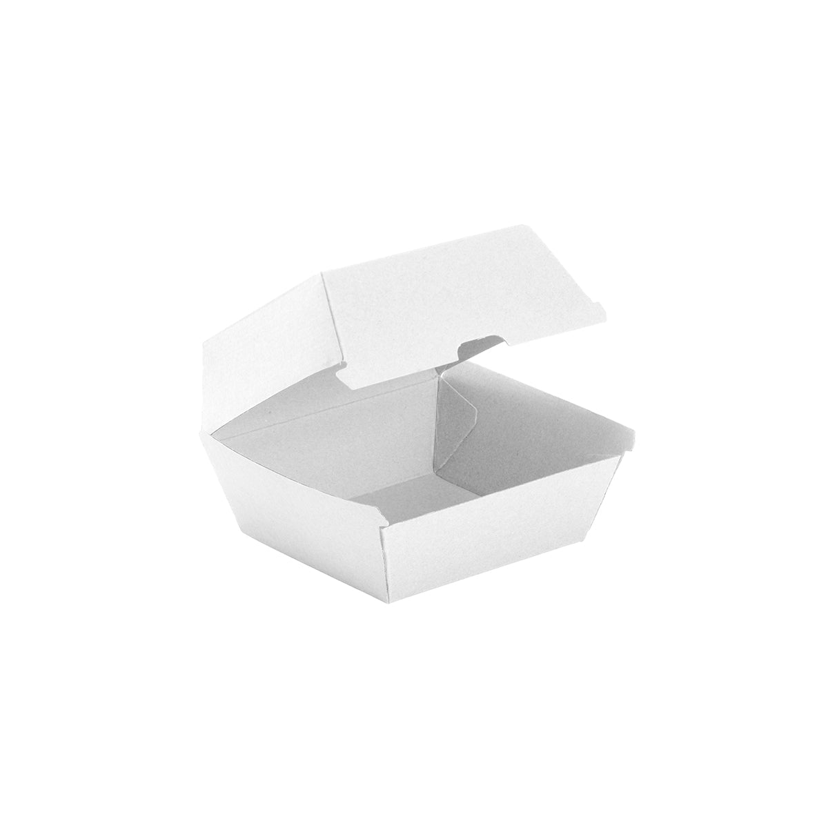 BB-BURGERBOX-LARGE-W BioBoard Burger Box White Leisure Coast Hospitality & Packaging Supplies