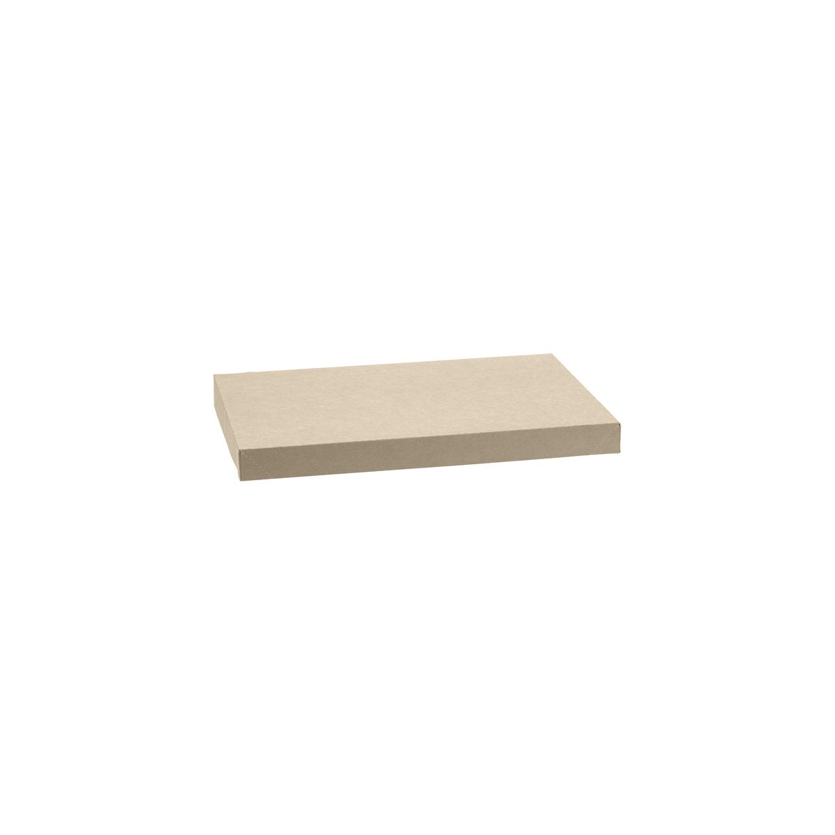 BB-CBL-M Budget BioBoard Catering Tray Medium Solid Lid 225x225x30mm Leisure Coast Hospitality & Packaging Supplies
