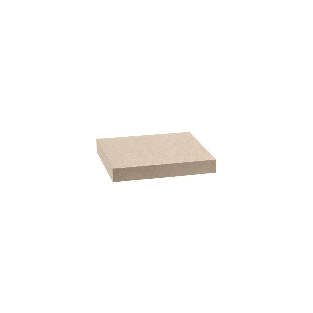 BB-CBL-S Budget BioBoard Catering Tray Small Solid Lid 225x225x30mm Leisure Coast Hospitality & Packaging Supplies
