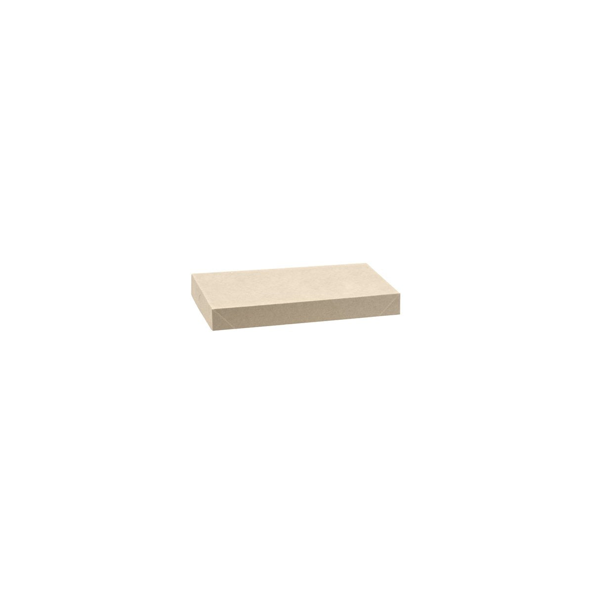 BB-CBL-XS Budget BioBoard Catering Tray Extra Small Solid Lid 258x155x30mm Leisure Coast Hospitality & Packaging Supplies