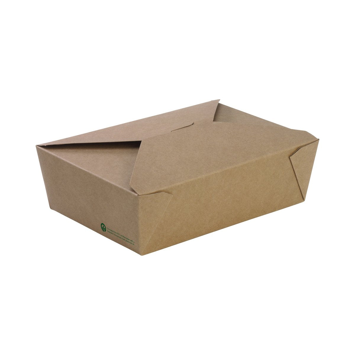 BB-LBL-3 BioBoard Lunch Boxes Large 197x140x64mm Leisure Coast Hospitality & Packaging Supplies