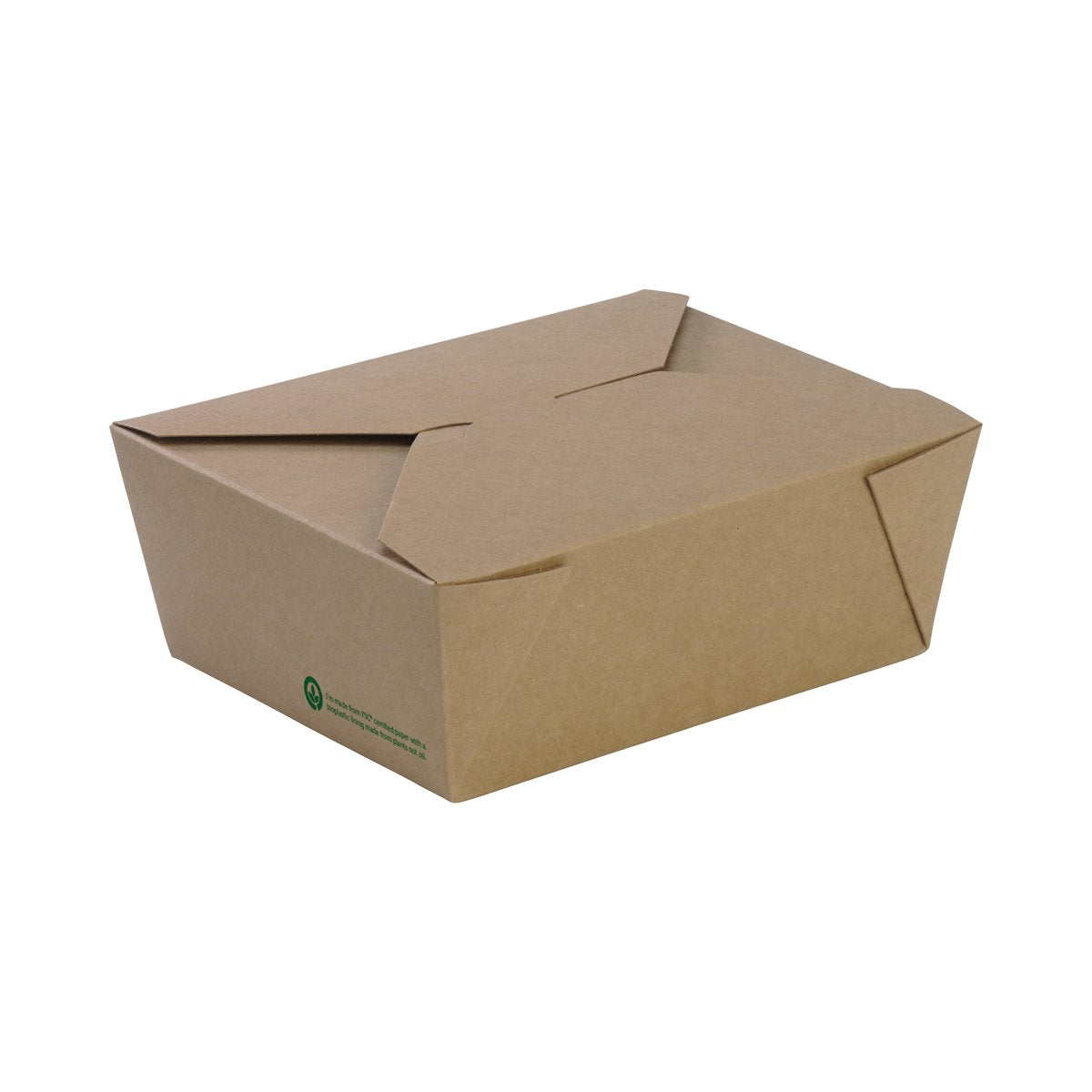 BB-LBM-8 BioBoard Lunch Boxes Medium 152x120x64mm Leisure Coast Hospitality & Packaging Supplies