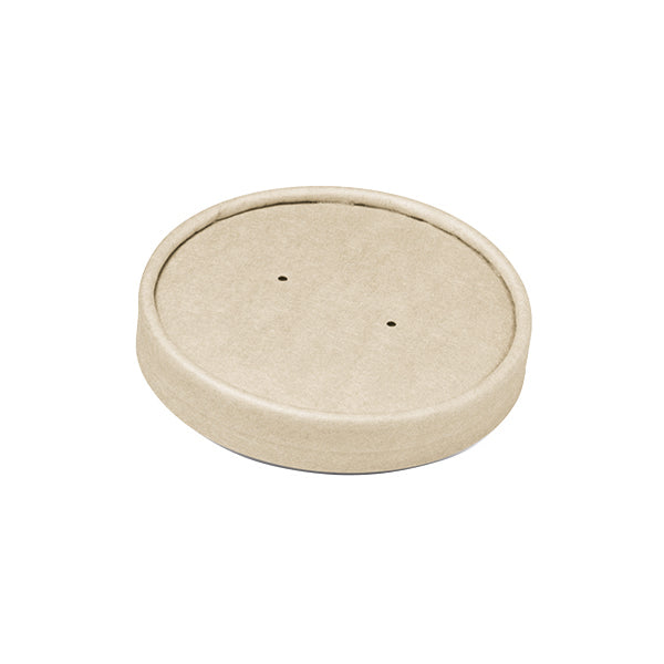 BBAP2632L PLA Coated Bamboo Bowl Lid 90mm Leisure Coast Hospitality & Packaging Supplies Eco Food Packaging
