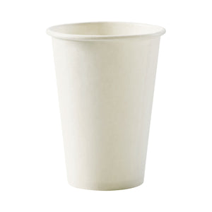 BC-10W BioCup Single Wall White White 10oz Leisure Coast Hospitality & Packaging Supplies