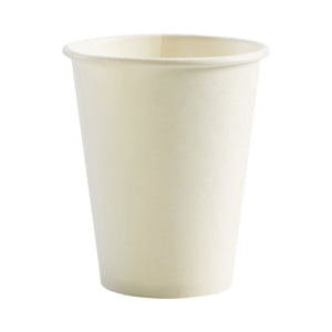 BC-12W BioCup Single Wall White White 12oz Leisure Coast Hospitality & Packaging Supplies