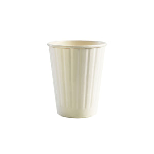 BC-8DWW BioCup Double Wall White White 8oz Leisure Coast Hospitality & Packaging Supplies