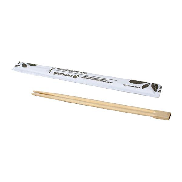 BCHOP PacTrading Bamboo Chopstick Individually Wrapped 210mm Leisure Coast Hospitality Environmentally Friendly Disposable Takeaway Food Packaging