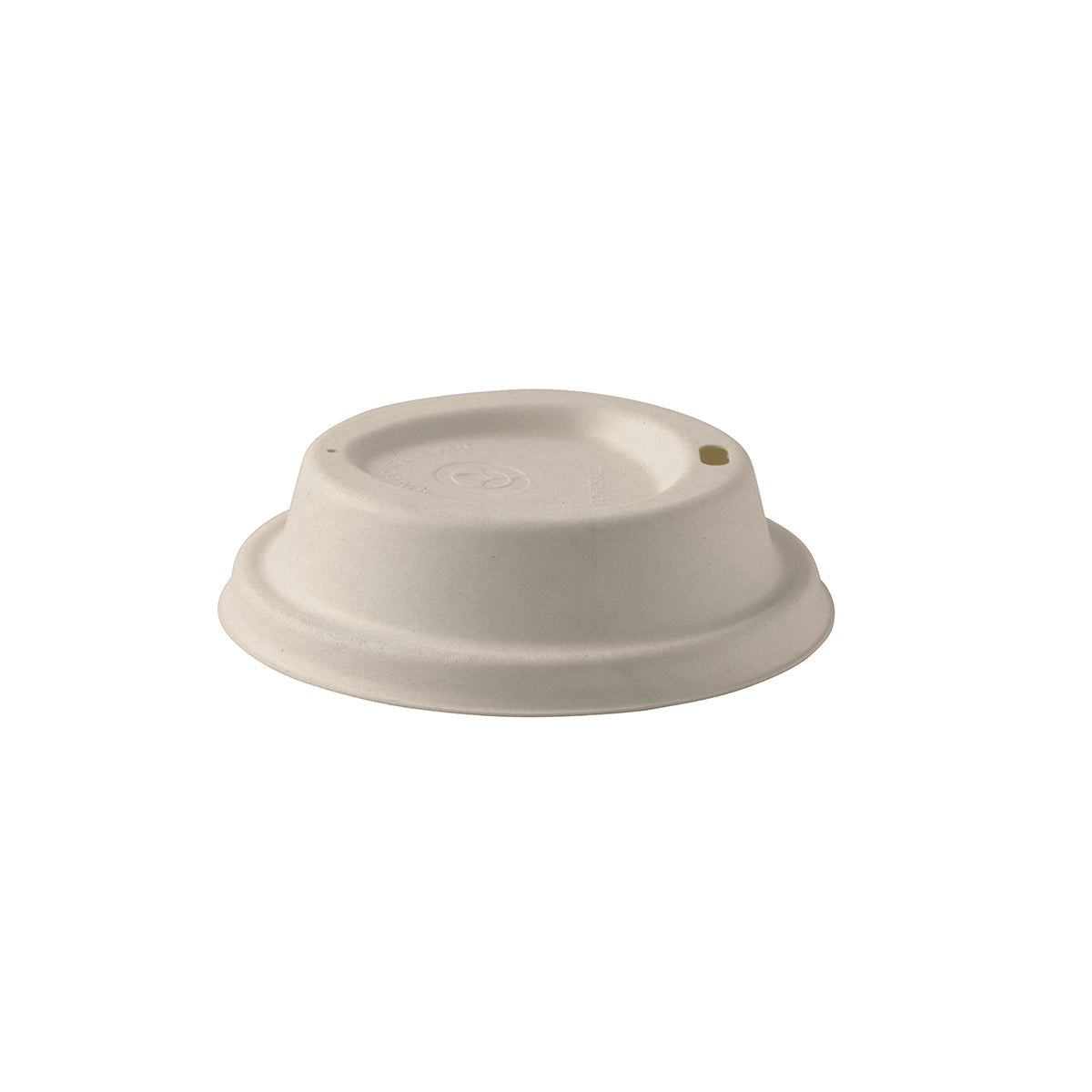 BCL-12PULP-N BioCup Sugarcane Lid 8-20oz / 90mm Leisure Coast Hospitality & Packaging Supplies