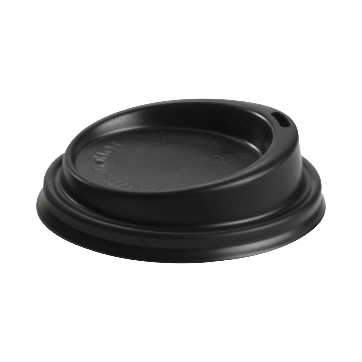 BCL-8B Biocup Universal Lids Black BioCup Small Lids 6-12oz / 80mm Leisure Coast Hospitality & Packaging Supplies