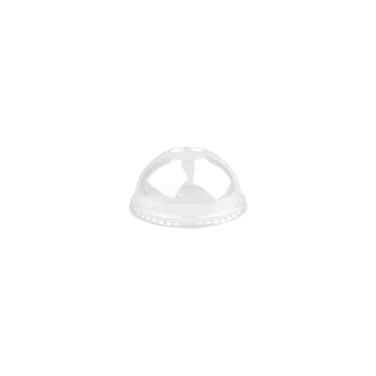 BCL-90C-PET(D) BioPak Cold Paper BioCup PET Dome Lid Leisure Coast Hospitality And Packaging