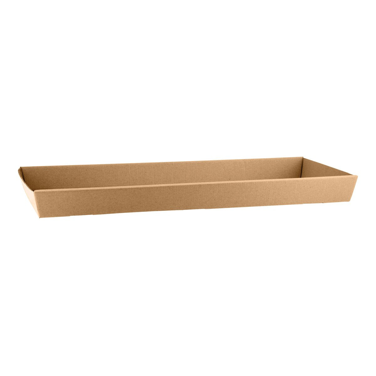 BCTL50, Greenmark, Large Low Rectangular Premium Catering Tray Kraft Base Leisure Coast Hospitality and Packaging
