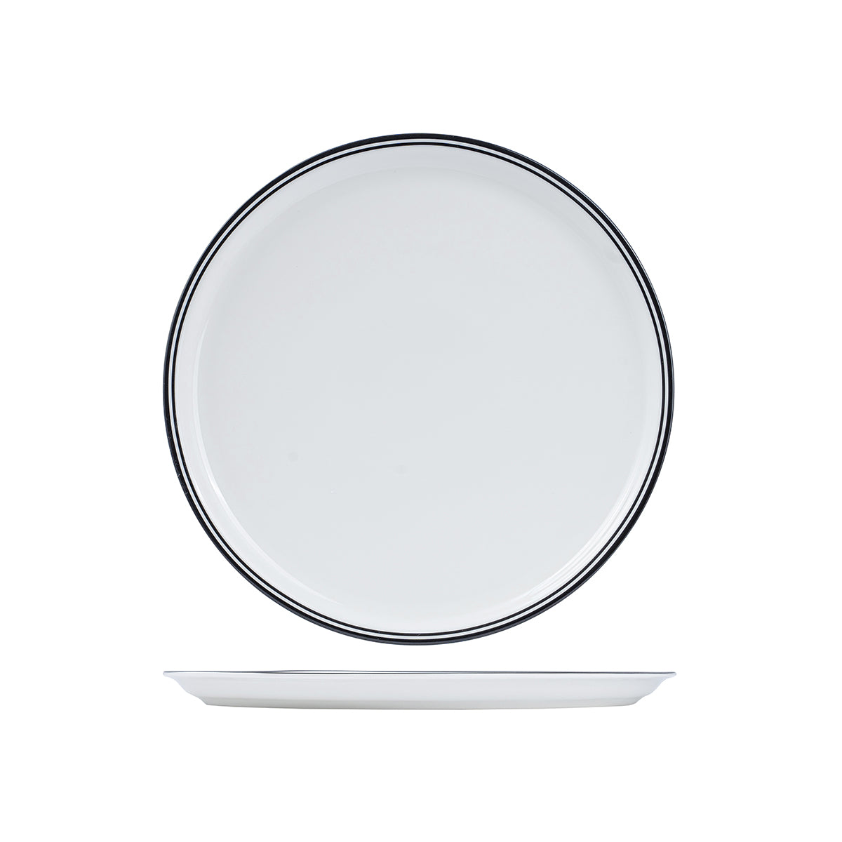 BPP32-BK RAK Porcelain Nano Cru Black Pizza Plate 310mm Leisure Coast Hospitality & Packaging