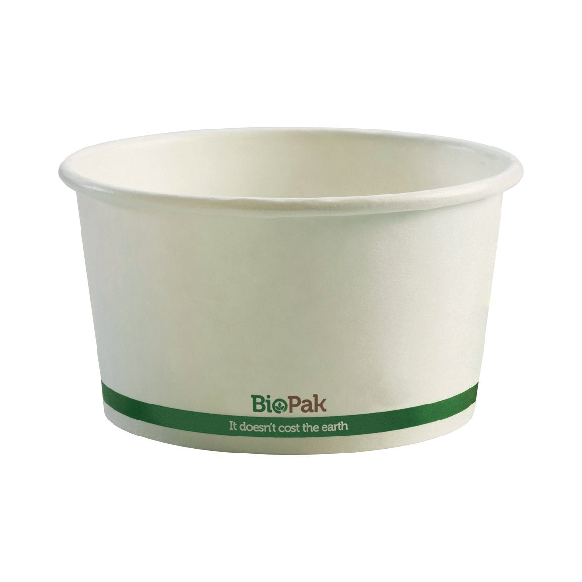 BSC-12 BioBowl Hot Paper Containers & Lids BioBowl White Container 12oz / 427ml Leisure Coast Hospitality & Packaging Supplies