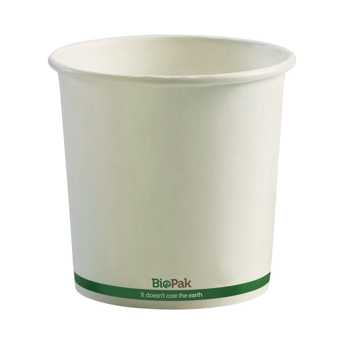 BSC-24 BioBowl Hot Paper Containers & Lids BioBowl White Container 24oz / 718ml Leisure Coast Hospitality & Packaging Supplies