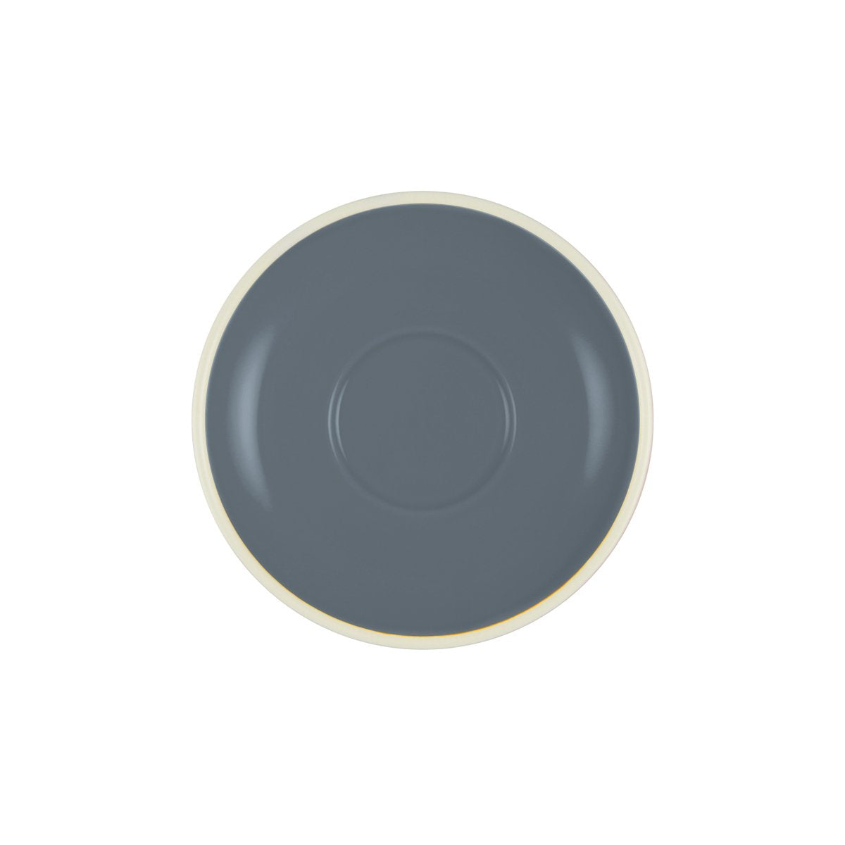 BW0440 Brew Blue Steel Cappuccino & Long Black Saucer 90mm Leisure Coast Hospitality & Packaging