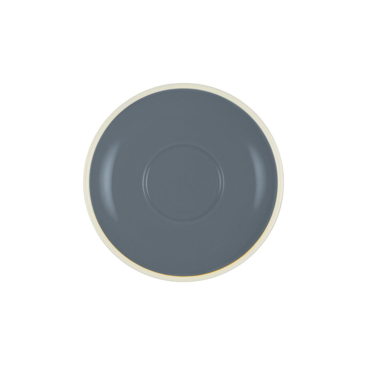 BW0450 Brew Blue Steel Latte Saucer 100mm Leisure Coast Hospitality & Packaging