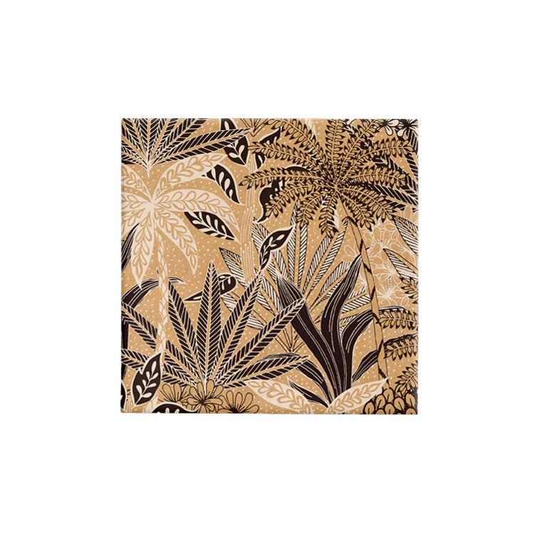 BW24 BGK BW Botanical Gardens Black White on Kraft Wrap Leisure Coast Hospitality & Packaging Supplies