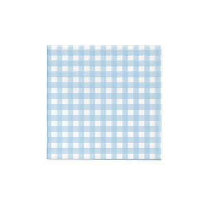 BW24 GI PBL Gingham Check Pale Blue on Matte Wrap Leisure Coast Hospitality & Packaging Supplies