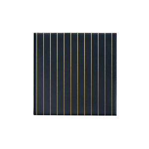 BW24 PS BLK Pinstripes Black Gold Wrap Leisure Coast Hospitality & Packaging Supplies