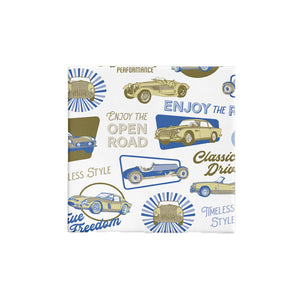 BW24 VC BO Vintage Car Blue Olive Wrap Leisure Coast Hospitality & Packaging Supplies