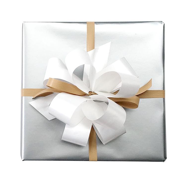 BW25 SIL Metallic Silver Gift Wrap Leisure Coast Hospitality & Packaging Supplies