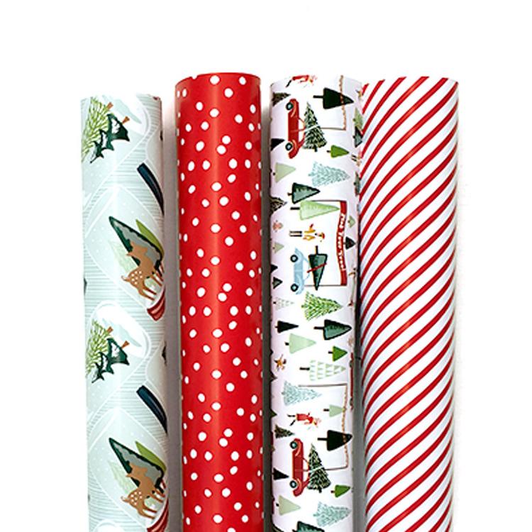 BWC X01 Christmas Tree Farm Gift Wrap Leisure Coast Hospitality & Packaging Supplies