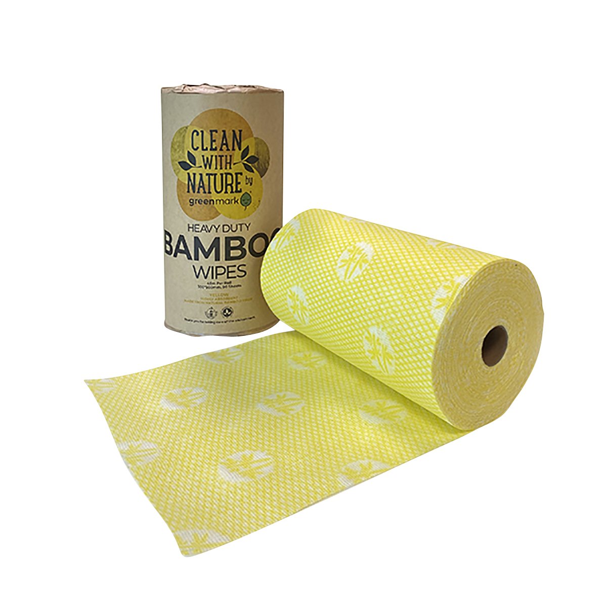 BWYE Bamboo Wipes Yellow 300x500mm Leisure Coast Hospitality & Packaging Supplies