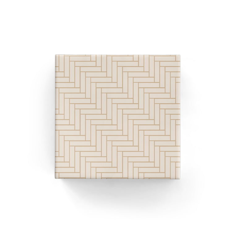 BW 60BWK WHI Basket Weave on Kraft Wrap White Leisure Coast Hospitality & Packaging Supplies