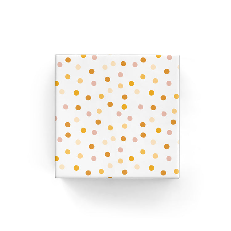 BW 60PD PM Polka Dots Wrap Pink Mustard Leisure Coast Hospitality & Packaging Supplies