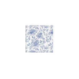 BW 60SF BLU Spring Floral Matte Blue Gift Wrap Leisure Coast Hospitality & Packaging Supplies
