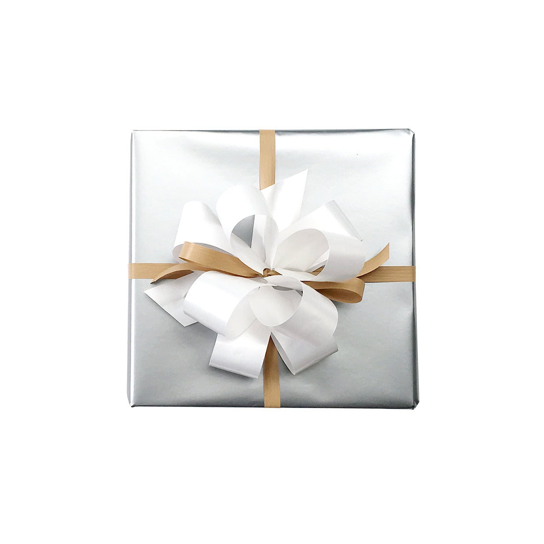 BW 60SIL Metallic Wrap Silver Leisure Coast Hospitality & Packaging Supplies