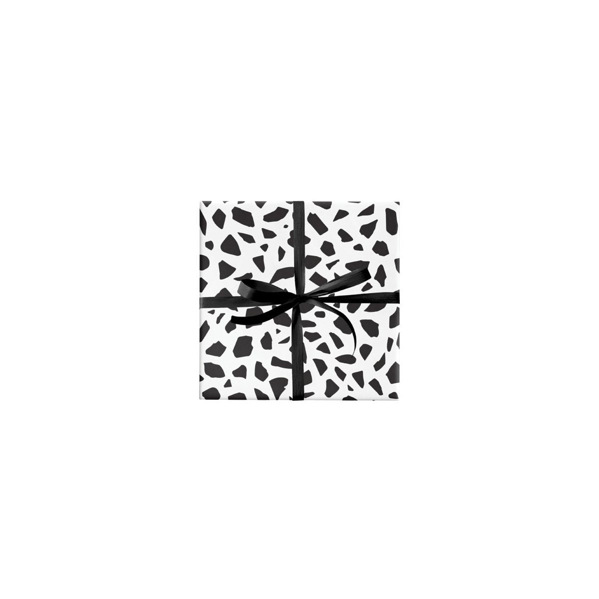 BW TZ2 BLK Terrazzo Black Gift Wrap Leisure Coast Hospitality & Packaging Supplies