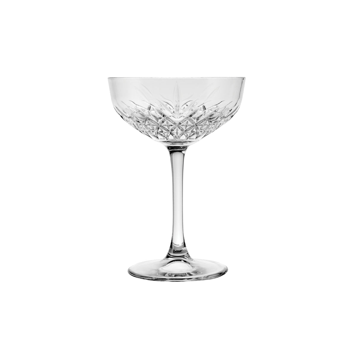 CC440236 Pasabahce Timeless Champagne Saucer 270ml Leisure Coast Hospitality & Packaging