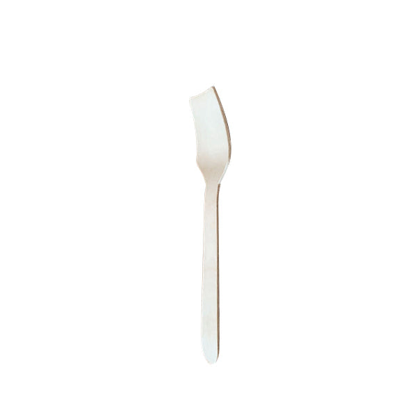 CWGSP95 Coated Wooden Cutlery Gelato Spade Spoon 95mm Leisure Coast Hospitality Supplies