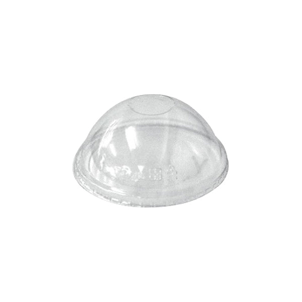 DL115 PET DOME LID NO HOLE 115mm (500/ctn) Leisure Coast Hospitality Supplies and Packaging