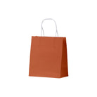 ECBOS Earth Collection Paper Bags Burnt Orange Small 170x100x200mm (200/ctn) Leisure Coast Hospitality & Packaging Supplies
