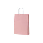 ECDPM Earth Collection Paper Bags Dusty Pink Medium 260x90x350mm (200/ctn) Leisure Coast Hospitality & Packaging Supplies