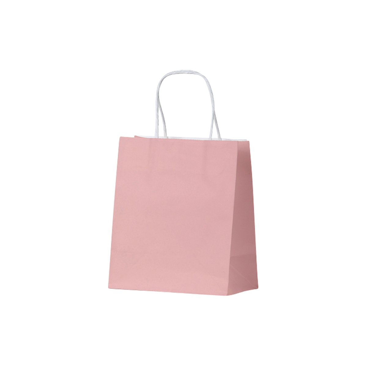 ECDPS Earth Collection Paper Bags Dusty Pink Small 170x100x200mm (200/ctn) Leisure Coast Hospitality & Packaging Supplies