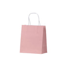 ECDPS Earth Collection Paper Bags Dusty Pink Small 170x100x200mm (200/ctn) Leisure Coast Hospitality & Packaging Supplies