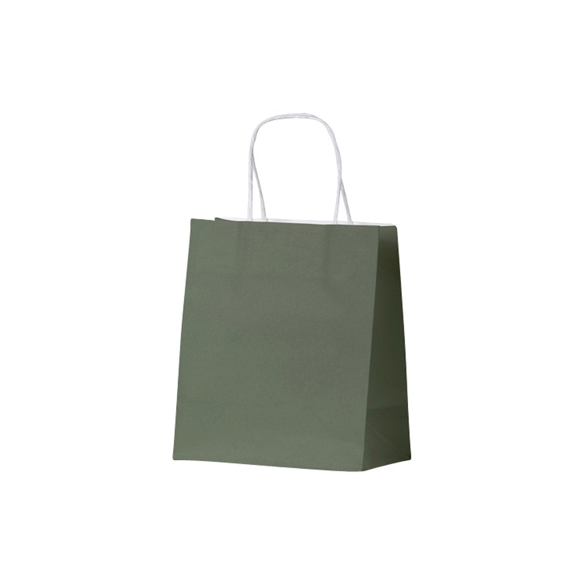 ECEGS Earth Collection Paper Bags Earth Green Small 170x100x200mm (200/ctn) Leisure Coast Hospitality & Packaging Supplies