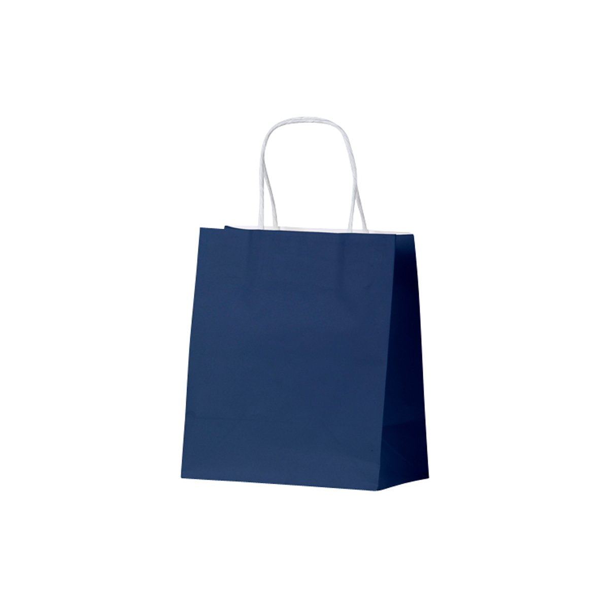 ECNS Earth Collection Paper Bags Navy Small 170x100x200mm (200/ctn) Leisure Coast Hospitality & Packaging Supplies