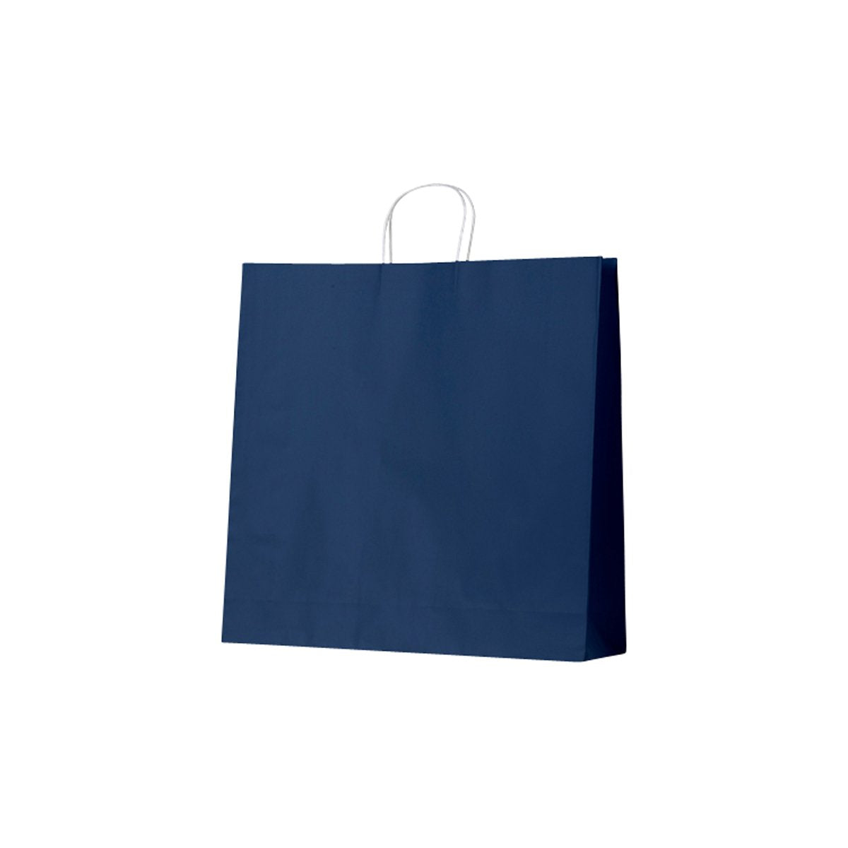 ECNXL Earth Collection Paper Bags Navy X-Large 500x150x500mm (100/ctn) Leisure Coast Hospitality & Packaging Supplies