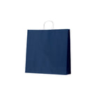 ECNXL Earth Collection Paper Bags Navy X-Large 500x150x500mm (100/ctn) Leisure Coast Hospitality & Packaging Supplies