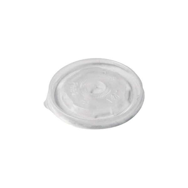 FL115PP PP FLAT LID NO HOLE 115mm (500/ctn) Leisure Coast Hospitality Supplies and Packaging